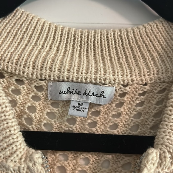 White Birch Cream Chunky Knit Cardigan - Picture 2 of 6